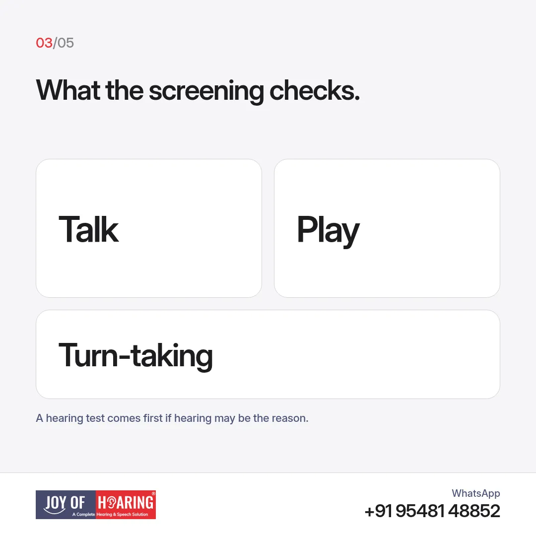 Cards labelled Talk, Play, and Turn-taking.
