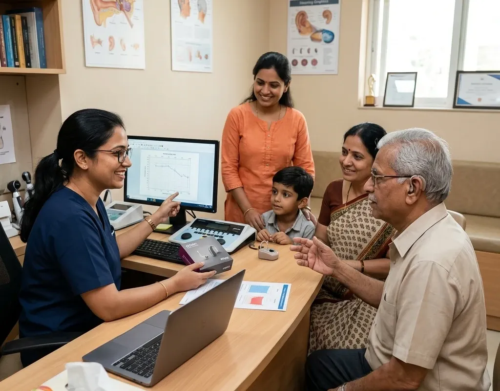 Doctor consulting patient