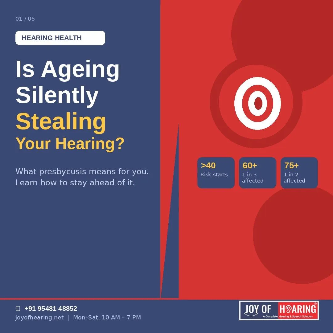 Is Ageing Silently Stealing Your Hearing? Everything You Need to Know About Presbycusis
